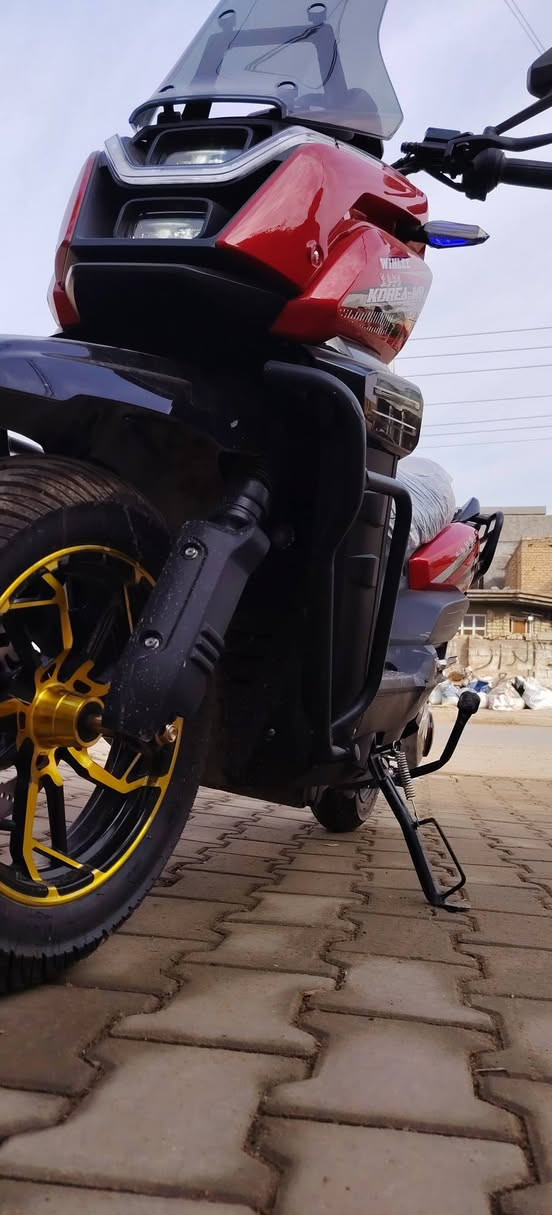 بسم الله الرحمد الرحيم متاح درجة اباجي شحن 2025
الموصفات
1ست بطاريات كبال 38
2سرعة 125حقيقي
3تشغيل عن بعد
4دبل سويج
5ستخدام قليل يوم
6ماشية 2000كيلو يعني بعدها زيرز وضع الشركة
محرك نشط لون احمر  مكفولة من اي عيب تاريخ الشراء
2025:12:20
الموقع الطارمية استفسار يرجة التوصل ***********غير متوجد عل فيس وتساب والشراي بي خير ويدلل
