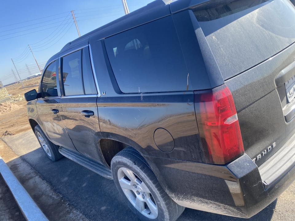 تاهو بدون ٢٠٢٠ ال تي  بدون كص بيهة ضربة جاملغ خلفي وجراد بنيد وباب بي بارد حلوة سيارة كواتم بيهة سيارة بلادية عارضهة ب١٥٥ مكان بغداد ***********
