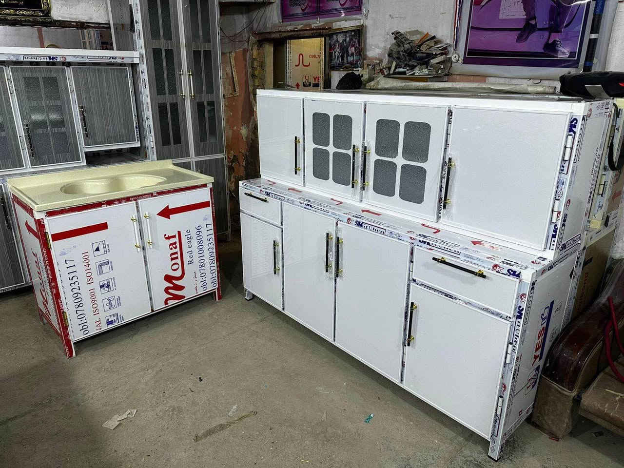 تخفيضات كاونتر  مع سنك مرمر شغل تزكام وثقيل بليت واحد ملم  430 العنوان ناصريه شارع الاخلاص *********** ناصرية, ذي قار
