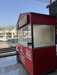 بوث بركر للبيع كامل. 07744433351