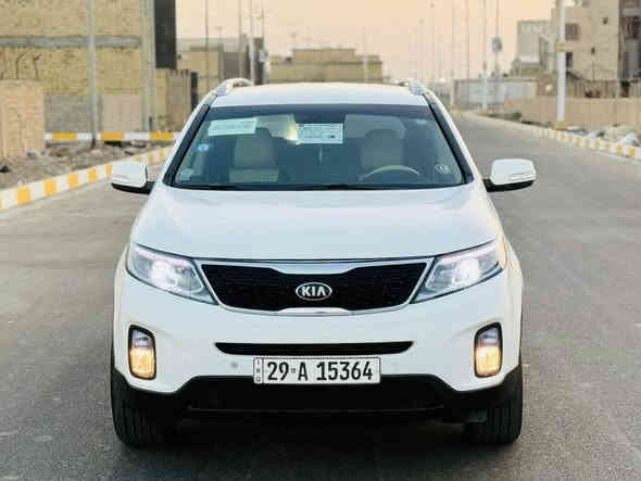 البيع سورنتو موديل 2014 تحويل بسمي 
سياره خليجي بيه صبغ قطعتين سياره جاهزه الخير محرك 2400 دوش 7 راكب موصفات حلوو السعر 150 بيه مجال رقم الهاتف ‭٠٧٨٣ ١٣٠ ٨٣٨٦‬
