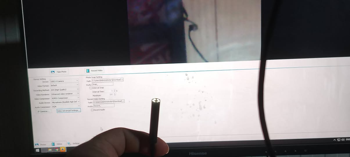 كاميرة للبيع نوع مصغرة تفيد أماكن ضيقة تشتغل على التليفون والحاسبة تصور وبنفس الوقت تسجل فيديو
وتكدر تشوف بيها الأشياء الناعمة مثل البوردات الحاسبة او التلفون وبيها استعمالات ثانوية وياها عدسة مصغرة بغداد, العراق


**إذا كنت صاحب هذا الإعلان وتريد حذفه لأي سبب، رجاءا أرسل رسالة إلى الدعم الفني**