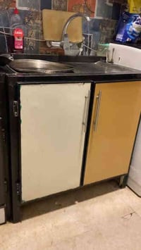 كاونتر مستخدم • سنك وملحق • كاونتر بابين صغير