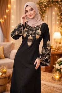 دشداشة نسائية • كشمير • مقاسات L-XL-2XL-3XL