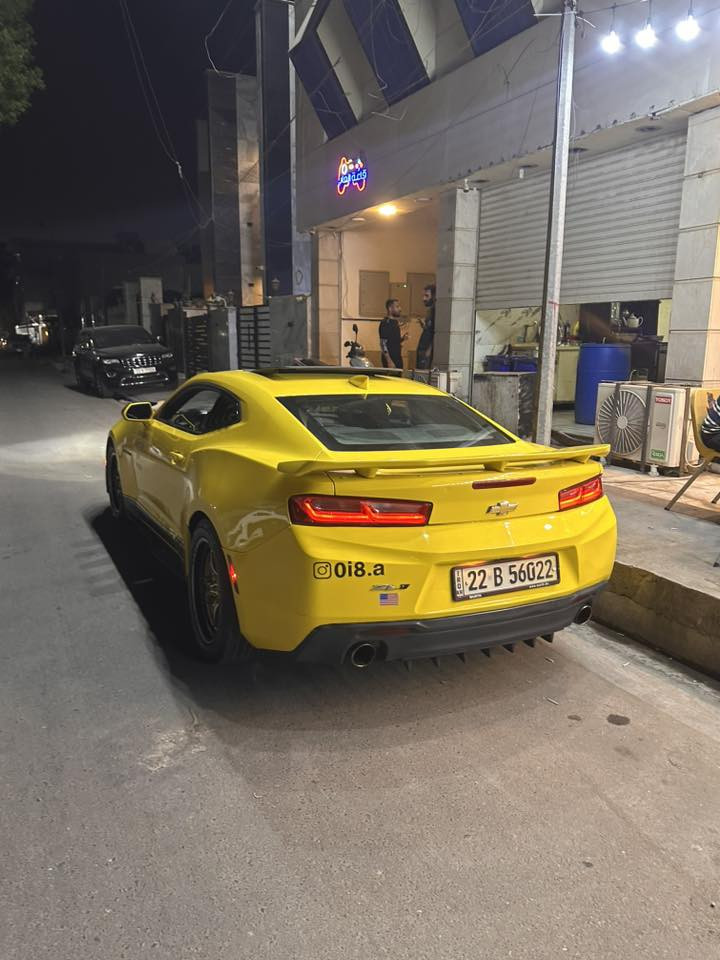 السلام عليكم كمارو v6   3600.  السياره فول 
موديل 2017 بيع مراوس حسب قناعه
رقم اربيل باسمي بيها قطعتين صبغ وشوي من جاملغ خلفي
مكينه وكير جدد تخم تاير وسياره جديده معتني بيها اسخدام شخصي 
بدون نواقص السعر ١٢٧
مكاني بغداد رقم.          ***********
