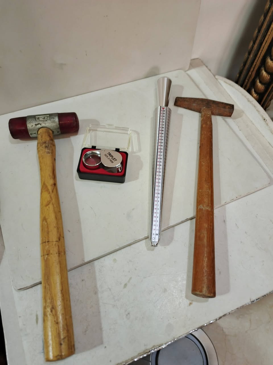 مجموعه قطع مميزه أداء قياس خواتم وعدسه وشاكوش الماني عدد 2 قطع مميزه السعر للمجموعه كامله 20 دينار شامل التوصيل والله يبارك لصاحب النصيب


**إذا كنت صاحب هذا الإعلان وتريد حذفه لأي سبب، رجاءا أرسل رسالة إلى الدعم الفني**