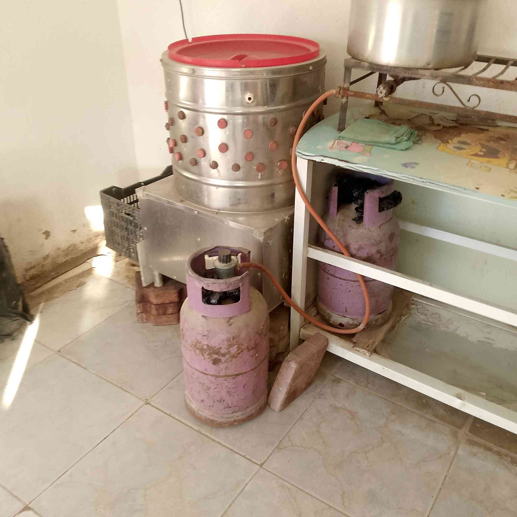 السلام عليكم غراض محل دجاج. للبيع كامل مابي اي نقص لاستفسار عله الرقم ***********
