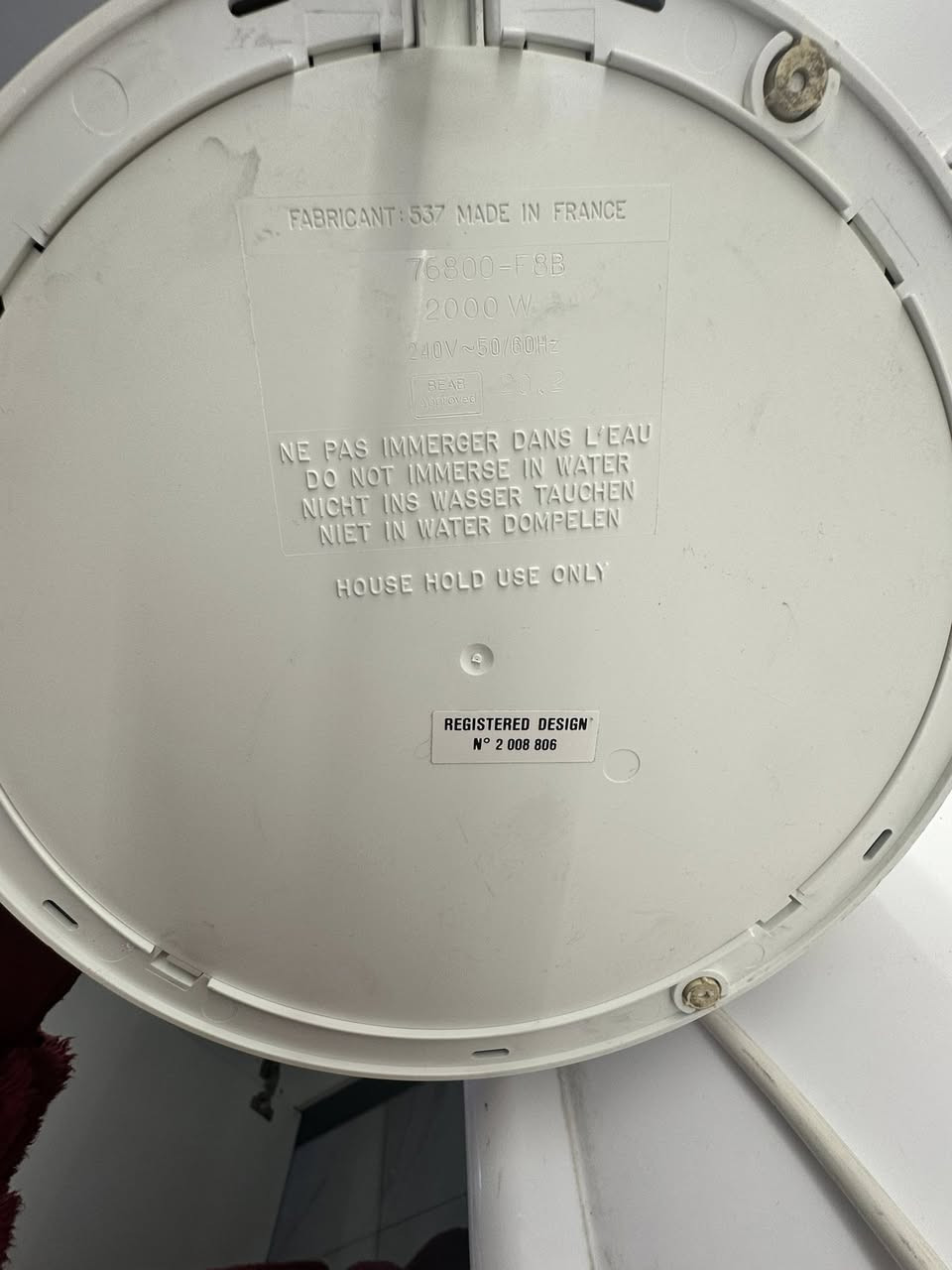 من رخصة الادمن مكلفة بالنشر ،قلاية زيت جديدة من ماركة تيفال Tefal موديل Safety Fryer deLuxe، مزودة بتحكم بدرجة الحرارة من 150 إلى 190 درجة مئوية مع مؤقت يصل إلى 15 دقيقة، تحتوي على غطاء أمان لتقليل تطاير الزيت، وقلي مختلف الأطعمة مثل البطاطا والدجاج والسمك، اصلية صنع في فرنسا بسعر ٦٠ الف فقط للتواصل موجود واتساب عالرقم ***********
