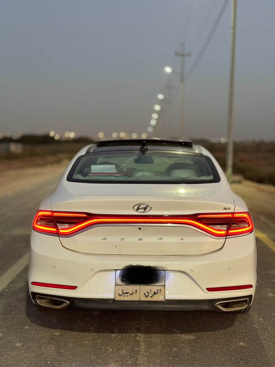 ازيرا2018 خليجي مكينه 3.5 كير بلاديات سياره جاهزه بيهه باب خلفي وره سايق صبغ اثر طخه بلباب عابره ع جاملغ خلفي ع كد صبع موجود لحد الان ممسوي رقم اربيل منتهيه السنويه باسم شركه سياره مابيهه ضربه بيهه فقط طخات كلش بسيطه سعر 135 وبيه مجال للطيبين عنوان البصره ابي الخصيب 
***********
