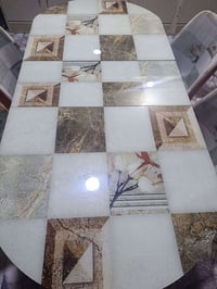 ميز طعام • طاولة طعام • ميز سفرة • 6 كراسي • ست كراسي • اثاث مستعمل • ...
