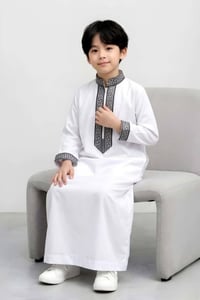 عباية تركي • قطن كتان • للأطفال