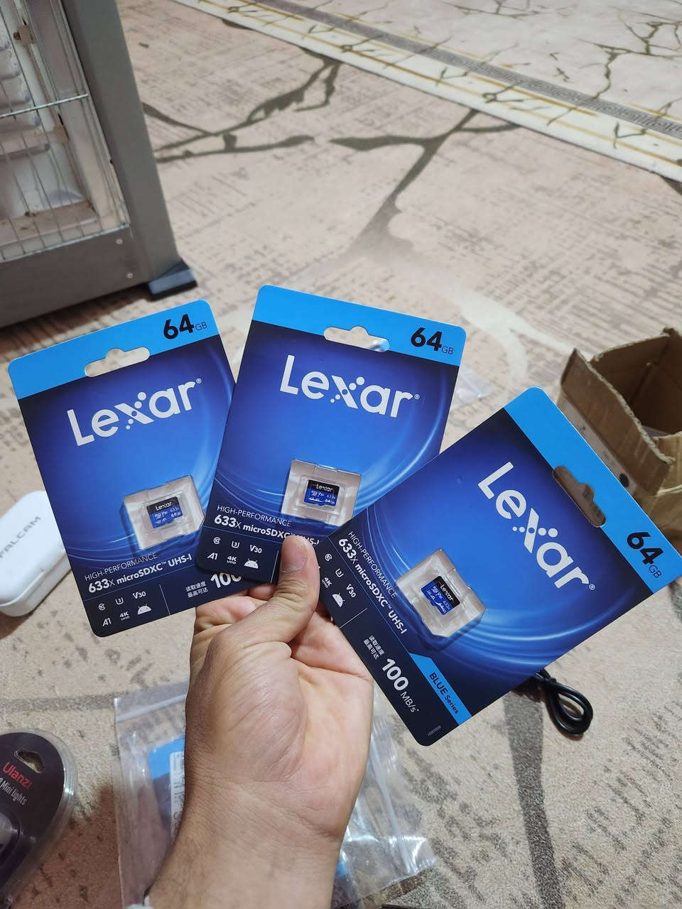 رامات SanDisk و Lexar
SanDisk 512g 55
SanDisk 256g 45
SanDisk 128g 33
Lexar 64g.      15
***********
