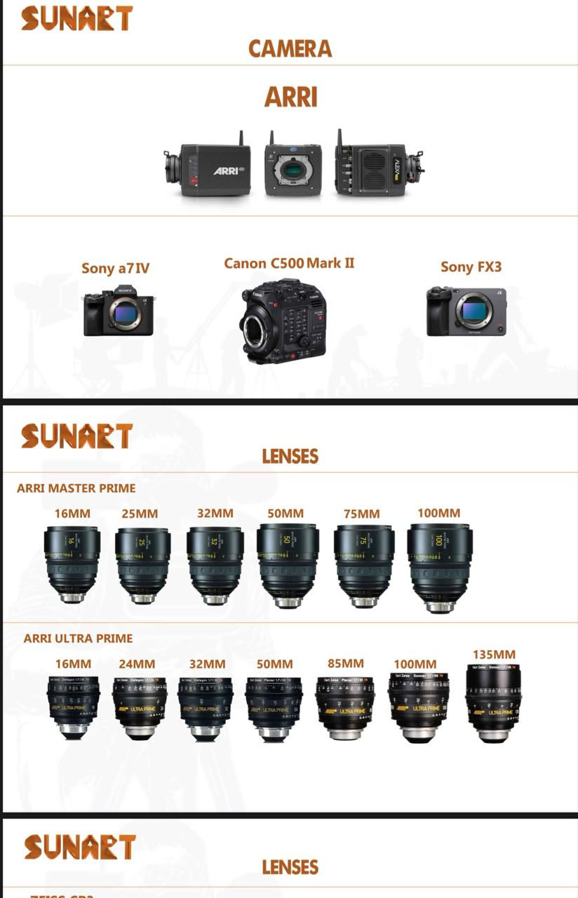 تعلن شركة SUN ART لتأجير وبيع وشراء كافة معدات التصوير للأستفسار على الخاص او الاتصال على الرقم ***********
