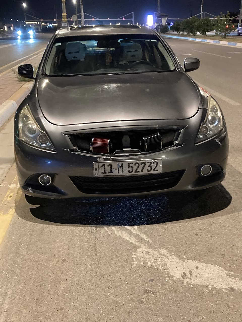 سلام عليكم 
انفنتي  g37x
‏بها نقص بسيط
موديل 2013 مصروف عليه هواي
موصفات خير من الله 
فتحه
كشنات جلد
شاشه 
تحكمات ستيرن
شفتات
تبريد قطعتين
السياره موصافت المعروفه مال انفتني
الاضافات 
راديتر مال  هيمي انسا حماوه
شوت knلونك  مسويهن
عليه داون بايب
واكزوز ستتم كامل ستنلس ستيل 
منطول لطول
دبات كورسا تحكم  3 مابات
كتم وسط مفتوح

سياره مبرمجه. الuprev كلش قوية

‏ برمجة أبث استخدام يومي وطقة

الدواخل نظيفه

نجي ضرر 
تعرفون انفنتي يجي كله غرق
راجعه ضفاير 
 وبيه هنا جاملغ وبنيد صبغ
سياره بأسمي
مكاني كربلاء  

(((105 بيها مجال بسيط)))
***********
