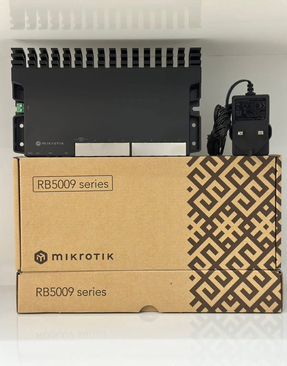 🔥💥 توفــر من جديد الوحش MikroTik 5009 الأصلي 💥🔥
بسعر مثالي ومع وصل ضمان رسمي 👌

✅ من شركة MikroTik الأصلية 💯
✅ كل البورتات گيگا
✅ يتحمّل ترَفك 1 گيگا صافي بدون أي ضعف
✅ الخيار الأفضل لأصحاب الشبكات والأبراج

🔹 يتوفر كل ما يخص الأبراج والشبكات 🔹

📞 للاستفسار أو الطلب:
***********– مراسلة الصفحة أو الاتصال
