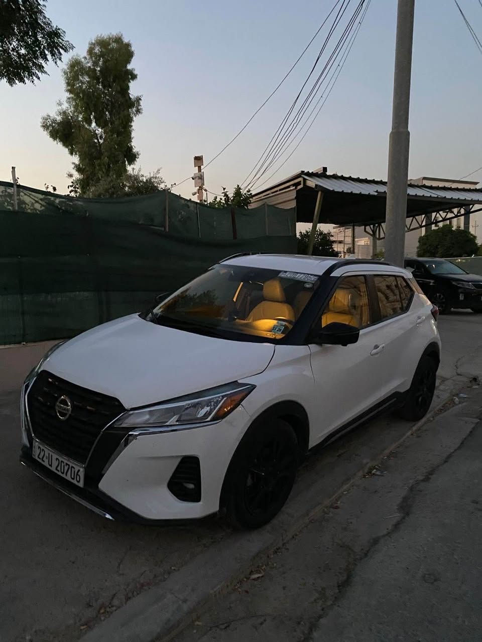 nissan kicks 2023 SR                                          سةيارةكة فول مواسةفاتة بةسمة شةغال حةساس رادار كاميرة كوشين جلد كوشين سارد و گةرم سةماعة بؤس زور مواسةفاتي تر سةيارةكة ٥ پارچةي سبوغة جةمپةجي  خةفيفي پيشي هةية ارباك شان و سوكان  سيستةمة گير و مةجينةو هةموو شتي بةشةرتة شوين هةولير *********** أربيل, العراق
