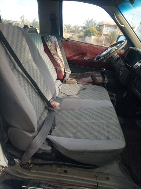 سلام عليكم سياره بريجو 2001 مكينة وكير وكسن  جدد تخم تاير جديد صدر امامي وخلفي جدد سياره خير من الله مكان بقداد *********** تصل
