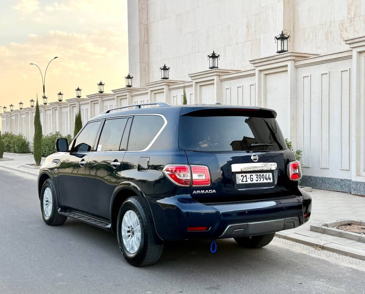 ﷽
‏ NISSAN ARMADA2020  
نيسان ( أرمادا2020) فول مواصفات بدون فتحة
لون نيلي مميز

◽️محرك ( V8 5.6L ) تمانية سلندر🚀🚀
🔷داخل ابيضّ 
🔷ماشيه ( 67 ) الف  حقيقي
🔷سياره فول مواصفات بدون فتحة
🔷محرك _(5.6L)-(v8)
🔹گير محرك بشرط مامفتوح جديد كل على وضع بيلادي

◽️سيارة بيها ( بس جاملخ صبوغ ) بدون دواخل بشرط
🔹سيارة جديد حيل حيلوة نضيفة
🔹سيارة داخل و خارج كل جديد كل على وضع شريكة

◽️مواصفات
🔹( بصمة - رادار   - تشغيل عن بعد - صندوق شفت - ٧ راكب  - كشنات تتفيئة - كشن و ستيرن خزن -تبريد مركزي - حصاص أمامي و خلفي - لايت ليد و زينون - داخل فورميكا -  بعد )

◽️محرك كير  بشرط مامفتوح
سياره حيل نظيفه كلشي علي بلاد لوك
بسميً السنويه بشرط تحويل و خرامه
سياره مابيها دينار مصرف كامل من كل نواحي

◽️نظافه ١٠٠٪؜ كامل سيرفس بدون نقص و بدون مصرف سياره اي نقص مابيها 
4 أيطارات جديدة تاير و ويل

نفسي يوم /تحويل و كاله حاظر
مكان / داخل  أربيل 🌆

◽️سعر _ 210 مجال بصيط 🔐
◽️موبايل /*********** ::: *********** 📲
 
انشاء الله إيلي عجبة صاير قسمة الهلة ✋✋ أربيل, العراق
