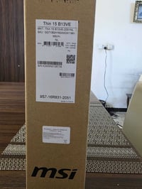 لابتوب MSI • MSI Thin 15 B13VE • لابتوب كسر زيرو • لابتوب العاب • لابت...