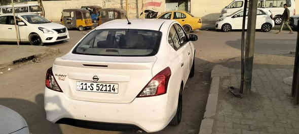 نيسان سني هندي رقم بغداد مكفوله من كلشي بعده وضع الشركه موديل 23 ماشيه 61 بيه منضومه غاز ***********مكان الغزاليه
