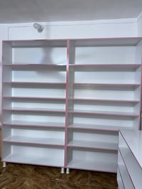 موجود رفوف للبيع قطعتين كبار   مستعملات قليل   السعر. ٣٠٠ الف قفل   لي...