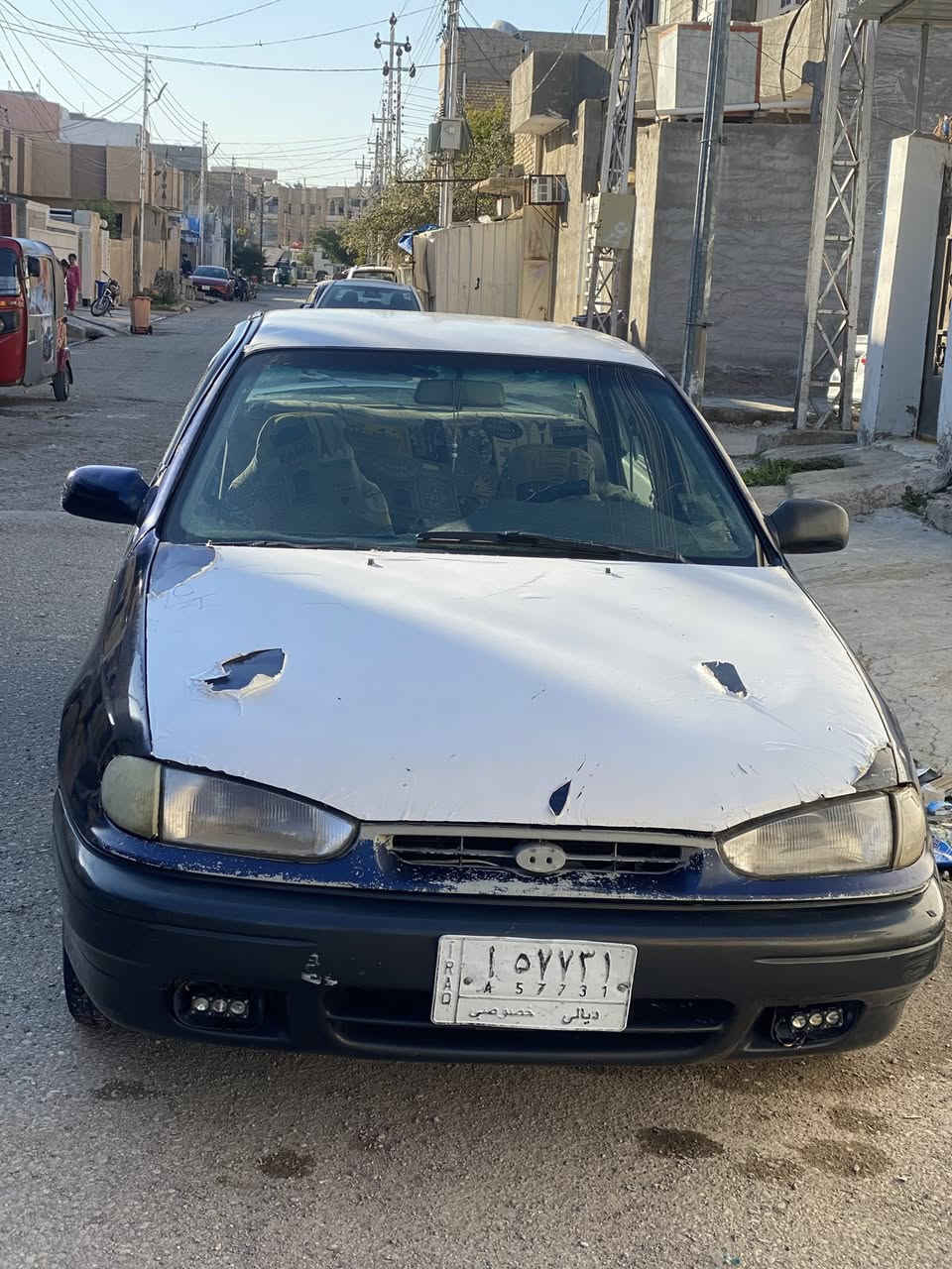 النترا موديل 93
صدر بحاله جيدة
كهربائيات كله شغاله 
كير مكينه شرط الفحص وين ماتريد
كير عادي
كشر مابي اي خياس
ضربه موضحه بصوره جامرلغ وره سايق فقط 
تبريد ادمة
سنويه نهايه سنه تسقط

السعر 23 مجال بسيط حق جية
عنوان بعقوبة التحرير
***********
