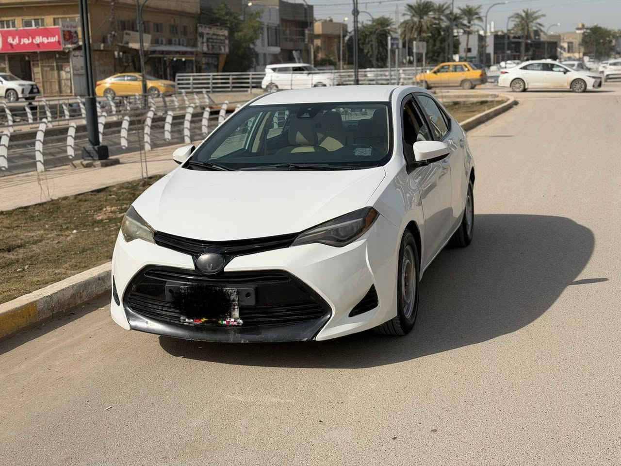 سلام عليكم كورلا مقدس موديل 2018 امريكي حادث جاملغ وبنيد بدون دواخل  ماشيه 100 الف محرك كير خير من الله رقم بغداد بأسمي بيه قطعتين صبغ فقط 
محرك 1800 
123 وبيه مجال 
***********
