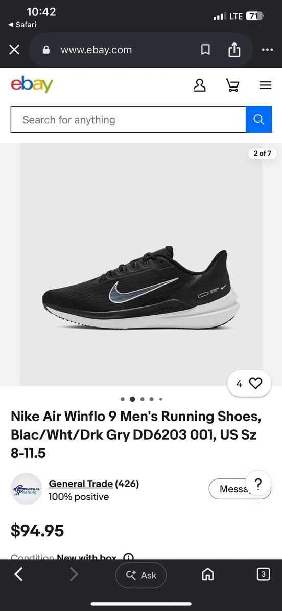 Nike 🔥
بالة اوربية اورجينال 💯

القياس:  ٤٢ - ٤٥ موجود

طول:  ٢٦،٥ - ٢٩

توصيل السعر راسلني خاص 📩


**إذا كنت صاحب هذا الإعلان وتريد حذفه لأي سبب، رجاءا أرسل رسالة إلى الدعم الفني**