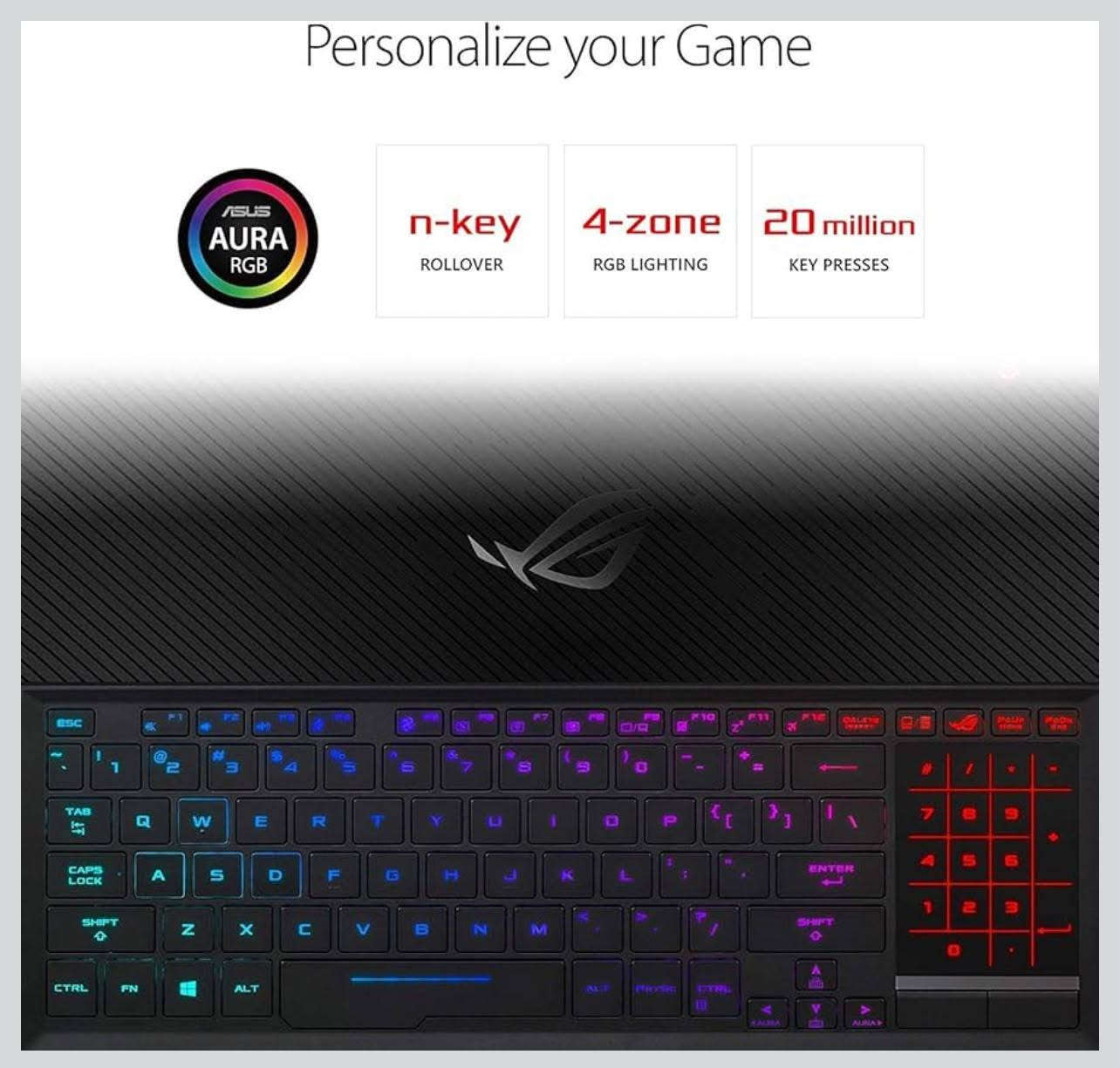 ASUS ROG Zephyrus S (Model: GX531GM-DH74)
للتواصل ومعرفة السعر وتساب *********** نظافة اللابتوب ١٠٠٪
المواصفات
* المعالج: Intel Core i7-8750H (سداسي النواة، ذاكرة تخزين مؤقتة 9 ميجابايت، سرعة تصل إلى 4.1 جيجاهرتز)
* معالج الرسوميات: NVIDIA GeForce GTX 1060 (ذاكرة فيديو 6 جيجابايت GDDR5) بتصميم Max-Q
* الشاشة: لوحة IPS عالية الدقة بالكامل (1920×1080) مقاس 15.6 بوصة، بمعدل تحديث 144 هرتز، وزمن استجابة 3 مللي ثانية، وحواف رفيعة
* الذاكرة: 16 جيجابايت DDR4 RAM
* التخزين: قرص SSD من نوع M.2 NVMe PCIe بسعة 512 جيجابايت
* 
* تصميم فائق النحافة: بسماكة 15 مم فقط ووزن 2.1 كجم تقريبًا.
* Processor: Intel Core i7-8750H (6 cores, 9MB Cache, up to 4.1 GHz)
* Graphics: NVIDIA GeForce GTX 1060 (6GB GDDR5 VRAM) with Max-Q Design
* Display: 15.6-inch Full HD (1920x1080) IPS-level panel with a 144Hz refresh rate, 3ms response time, and slim bezels
* Memory: 16GB DDR4 RAM
* Storage: 512GB M.2 NVMe PCIe SSD
* 
* Ultra-Slim Profile: Measures only (15mm) thin and weighs roughly   (2.1 kg).

