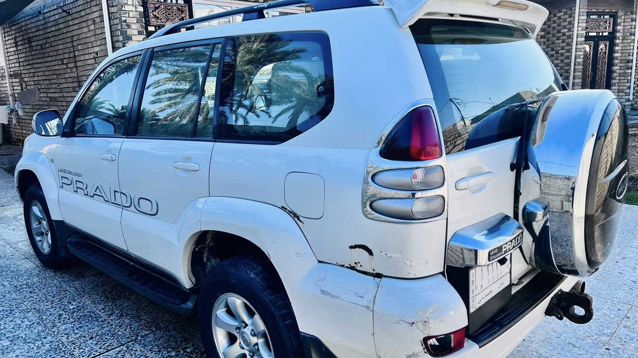 برادو 2008 رقم بابل مميز موجوده في النجف باسمنا  ٦ سلندر مكينة وكير وتبريد ثلج اسبير تعليك دبل تانكي فتحه سقف كراسي جلد فور ويل شاشة كامرة  بيها البنيد فقط فتح بدون تبديل ولا بارد بسيط في مكانين  لتواصل والتفاصيل اكثر مراوس او بيع ***********
