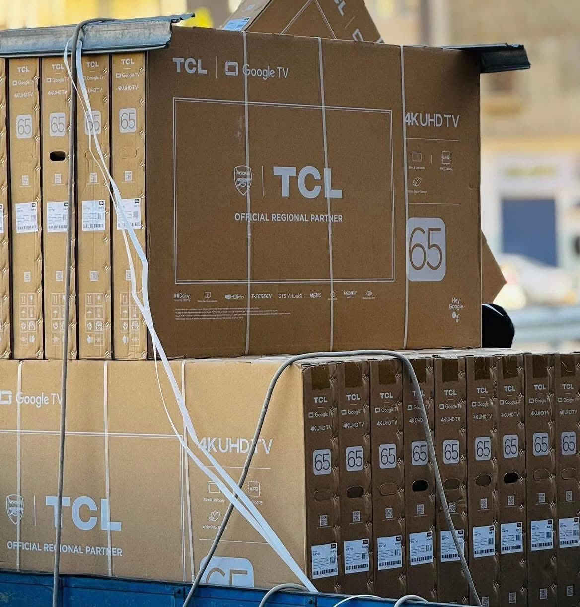 وبـأسـعار تنافسيه  ❤️
🎊🎄عــروض من معرض الصادق 🎄🎊🎉

شـــاشـة "TCL QLEDهرتزيه 144

أندرويد / سـمارت / ريسـفر داخلي ☑️️مـوديـل P8k 🔴السـعر : ❓️

55بوصه بسعر 560الف

65بوصه بسعر 750 الف

75 بوصه بسعر 880 الف 

‎85 بوصه بسعر 1270الف 
--------------------------------------

شــاشـة "" TCL MINI LEDهرتزيه 144

أندرويد / سـمارت / ريسـفر داخلي🪙🥇مـوديـل C6K     🔴السـعر : ❓️

50 بوصه بسعر 555الف 

55بوصه بسعر 655الف

65بوصه بسعر 865 الف 

--------------------------------------

أندرويد / سـمارت / ريسـفر داخلي ☑️مـوديـل P7K 🔴السـعر : ❓️

43بوصه بسعر 365 الف هرتزيه 60

50بوصه بسعر 430 الف هرتزيه 60

55 بوصه بسعر 505 الف هرتزيه 120

65بوصه بسعر 670 الف هرتزيه 120

75 بوصه بسعر 870الف هرتزيه 120

--------------------------------------

شــاشـة "" TCL MINI LEDهرتزيه 144

أندرويد / سـمارت / ريسـفر داخلي🪙

240Hz Game Accelerator HDR 1000 nits

مـوديـل Q6C    🔴السـعر : ❓️

حجم 55 بسعر 590 الف

حجم 65 بسعر 800 الف 

حجم 75 الف  985 الف

--------------------------------------

‎شـــاشـة "" TCL QLED

أندرويد / سـمارت / ريسـفر داخلي ☑️️مـوديـل S5K    🔴السـعر : ❓️

32 بوصه بسعر 170 الف 

50 بوصه بسعر 335 الف 

___________________________________________

‎شــاشـة "TCL 4K QLEDهرتزيه 60

أندرويد / سـمارت / ريسـفر داخلي 🪙مـوديـل T6C     🔴السـعر : ❓️

50بوصه بسعر 400الف 

55بوصه بسعر 480الف

65بوصه بسعر 620الف

75 بوصه بسعر 820الف 

___________________________________________

شـــاشـة "TCL 4K LED

أندرويد / سـمارت / ☑️️مـوديـل V6C 🔴السـعر : ❓️

43 بوصه 290الف 

50 بوصه بسعر 360 الف 

55 بوصه بسعر 410 الف 

75 بوصه بسعر 800 الف 

_______________________________ شــاشـة "" TCL MINI LEDهرتزيه 144

أندرويد / سـمارت / ريسـفر داخلي🪙🥇مـوديـل C7k     🔴السـعر :_

55بوصه بسعر 865 الف 

65 بوصه بسعر 1100  الف 

______________________________

شــاشـة "" TCL MINI LEDهرتزيه 144

أندرويد / سـمارت / ريسـفر داخلي🪙🥇مـوديـل C8k     🔴السـعر :_

65 بوصه بسعر 1540  الف 

_______________________________

___________________________________________❤️وكاله ردك ❤️

🪙 ضمان  لـــــمـــــدة 3سنوات  🪙

متوفر 

#خـدمـة_الـتوصـيل_بغداد وجميع المحافظات 

لـلطلب آو الاستفسار الاتـصال*********** /  :
