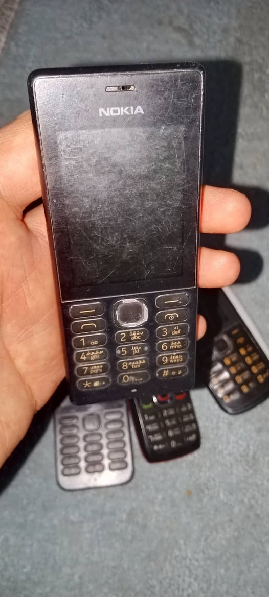 نوكيا اصلي كلهن باب اول ما مصلحات  بس جهاز لا شاحنه ولا بطاريه كلهن شاحنه سامسونج
وكلهن شغالات شلع كلهن تريد جيب بطاريه وياك وفحص  مكاني كربلاء ***********
