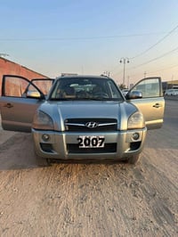 توسان 2007 امريكي سيارة داخلة كلين بدون حادث صبغ قطعتين اثر جراد محرك ...