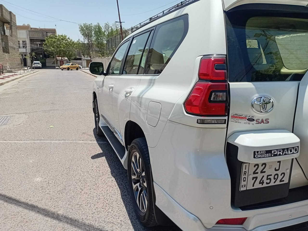 سلام عليكم للبيع ابرادو مديل 23 فول vx  ساز كفاله عامه صبغ بارد اشخوط رصعات رقم اربيل بسمي تحويل ثاني يوم مكانها بغداد حي العامل 

بصمه
فتحه
كراسي جلد 
كراسي كهرباء
كراسي تبريد
دبل تانكي 
وباقي المواثفات المعروفه vx 
***********
***********

