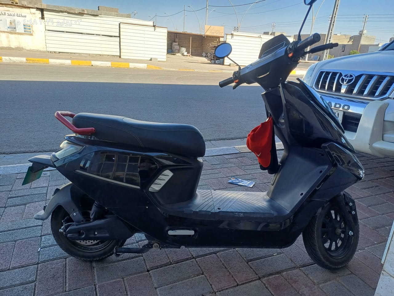 فضائي للبيع دراجه مستخدمه 45 يوم بعده ع وضعه بطاريات شرط فولل فقط الجاملق الخلفي بيه كسور 
المكان الرمادي التأميم سعر الدراجه 650 وبيه مجال التواصل واتساب أو ع الرقم *********** يرهم مراوس حسب القناعه

