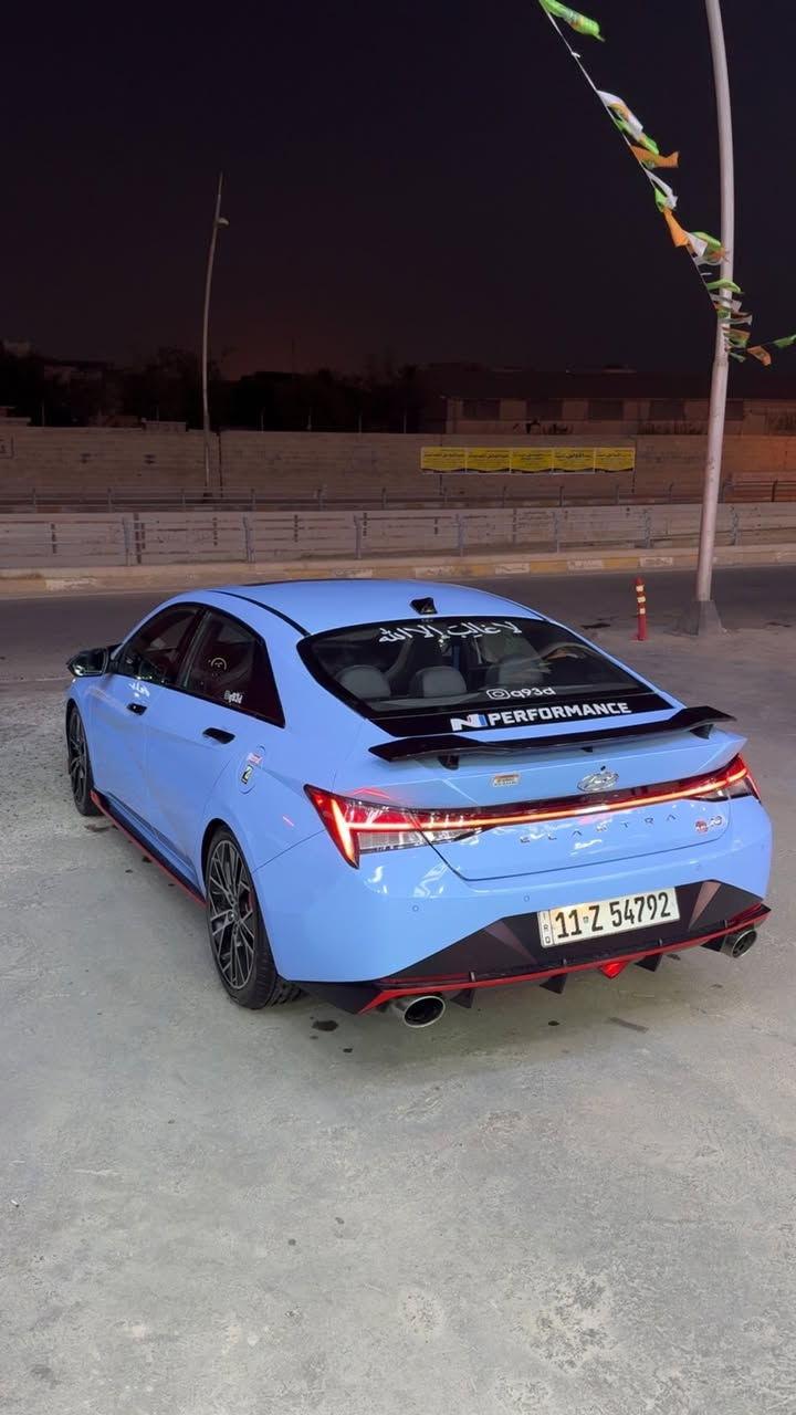 بسم الله الرحمن الرحيم
حلال القوي للبيع 🩵🩵 
Hyundai Elentra N 2022
مبدل دهن جديد 🔥
وعليها ادامة جديدة كاملة للسيارة🔥

المواصفات:❤️‍🔥N  سرعة 300
السعر  154 وبيها مجال ✅
السيارة ماشية 44 ميل..

1️⃣كير اوتماتيك 8 نمر دبل كلچ DCT 
2️⃣كشن حضن 
3️⃣كشن علامة N
4️⃣كشنات كنتاره وجلد N
5️⃣سلايد روف 
6️⃣اناره داخليه 👌🏻٢٤ لون
7️⃣تحكم ستيرن نورمال وسبورت
8️⃣تحكم دبلات نورمال وسبورت
9️⃣ابواب بصمة
1️⃣0️⃣بصمة تشغيل 
1️⃣1️⃣شحن وايرلس
1️⃣2️⃣شاشة متصله 
1️⃣3️⃣كاميرا
1️⃣4️⃣نظام صوت _𝐁𝐎𝐒𝐒
1️⃣5️⃣اشارة ترحيب
1️⃣6️⃣اشارة مرايا
1️⃣7️⃣اوتو ستوب
1️⃣8️⃣نقطة عمياء
1️⃣9️⃣تحديد سرعة
2️⃣0️⃣تحديد مسار
2️⃣1️⃣رادار امامي 
2️⃣2️⃣رادار جانبي 
2️⃣2️⃣رادار خلفي 
2️⃣3️⃣حساسات جانبي 
2️⃣4️⃣حساسات خلفي
2️⃣5️⃣نظام _ 𝐍𝐎𝐑𝐌𝐀𝐋
2️⃣6️⃣نظام _ 𝐒𝐏𝐎𝐑𝐓
2️⃣7️⃣نظام _ N🚀
2️⃣8️⃣نظام _NGS☠️🩶
2️⃣9️⃣كشنات هيتر
3️⃣0️⃣ستيرن هيتر
3️⃣2️⃣صندوق ذكي
3️⃣3️⃣لايتات ليد 4 عدسات زينون
3️⃣4️⃣بگلايت ليد

صور الحادث مرفوقة بالمنشور
بدون دواخل وايرباك

+ السيارة ستوك ملاعب بيها بالنسبة للصوت مال طلق والخ كله بلادي ﻼن هواي ميعرفون هالشي لكن شوي مرتبها مغير لون الاحزمة حاطلها هوائية وعطاس لدات داخلية يعني جمبزة حلوه تفاصيل الترتيب..

مكان السياره بغداد حي الجامعة
 
للاستفسار : ***********
