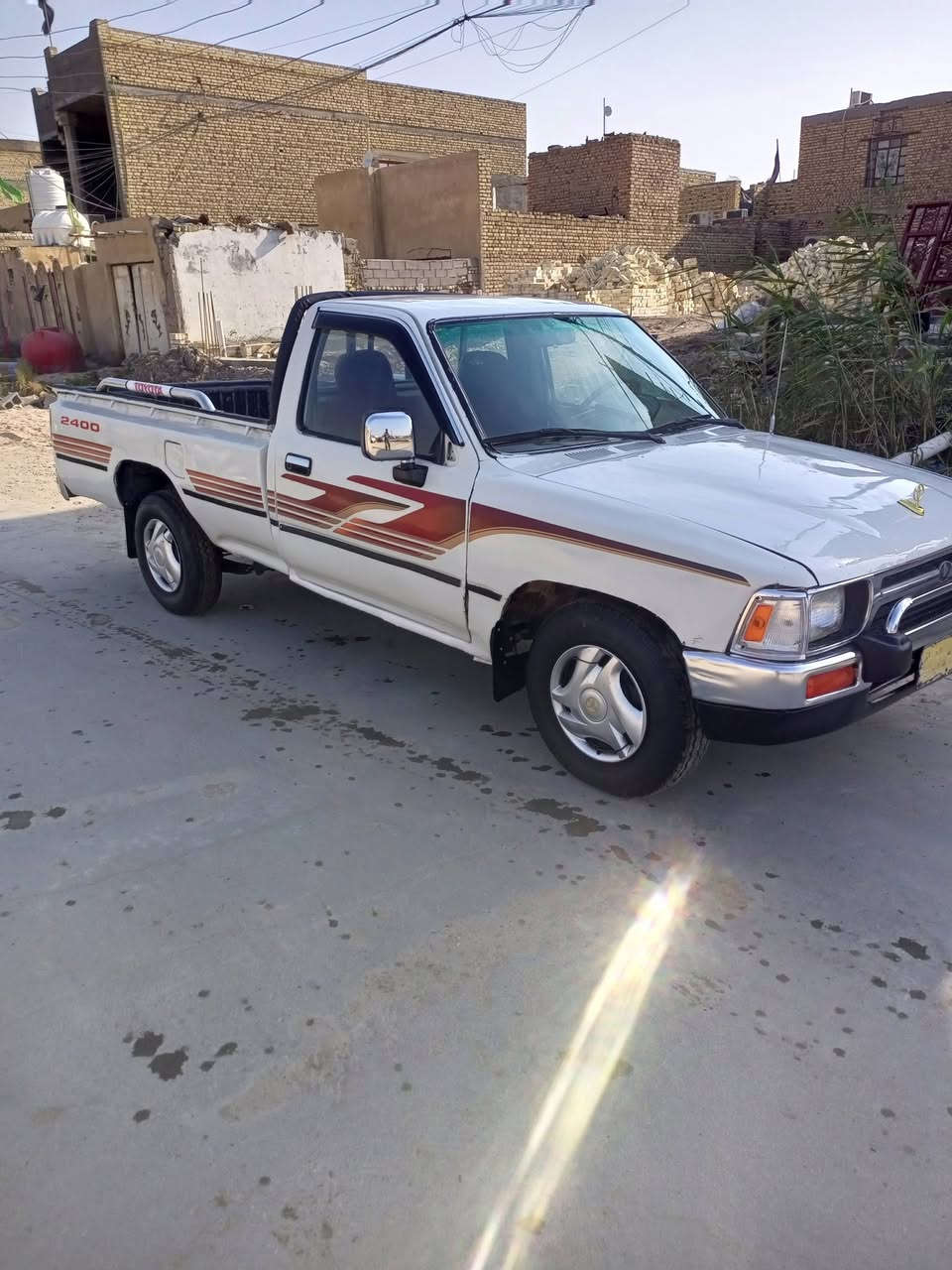 للبيع بيكم تيوته موديل 96 رقم بصره تحويل  ثاني يوم مكينة كير حداديه كهربائية ودوشمه جديده تخم تاير باور ستيرن داخل احمر  سياره جاهز مكان الناصريه قضاء الرفاعي رقم الهاتف ***********. ***********  سعر 30
