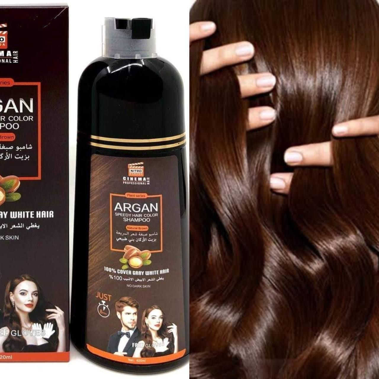 شامبو صبغة الشعر لتغطية الشيب بنسبة 100% خلال 8 دقائق
بخلاصة زيت الأرغان 
(ARGAN SPEEDY HAIR COLOR SHAMPOO)original

من ماركة (NITRO CANADA) 
😍لتغطية كاملة للشيب خلال 8 دقائق و لمدة 6 أشهر و هو مستحضر خاص مكون من أقوى  العناصر الطبيعية المهمة التي يحتاجها الشعر ليصبح أكثر قوة و كثافة و لمعانا و أقل تقصفا و تجعدا و تساقطا
*شامبو صبغة الشعر السريع بزيت الارغان ❤️
شامبو صبغة شعر سريعة طبيعي أمن على كبار السن وحل سريع وليس تغطيه شيب مؤقت بل دائمية حتى اشهر . وافضل من الصبغات التي تحتوي على مادة الألومنيوم  التى تضر بفروة رأس كبار السن.


**إذا كنت صاحب هذا الإعلان وتريد حذفه لأي سبب، رجاءا أرسل رسالة إلى الدعم الفني**