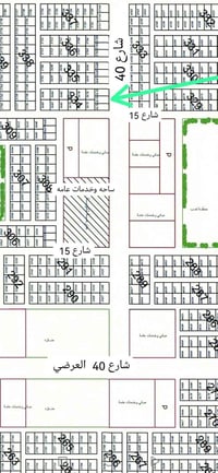 أرض • ٣٨٠م • شارع ٤٠