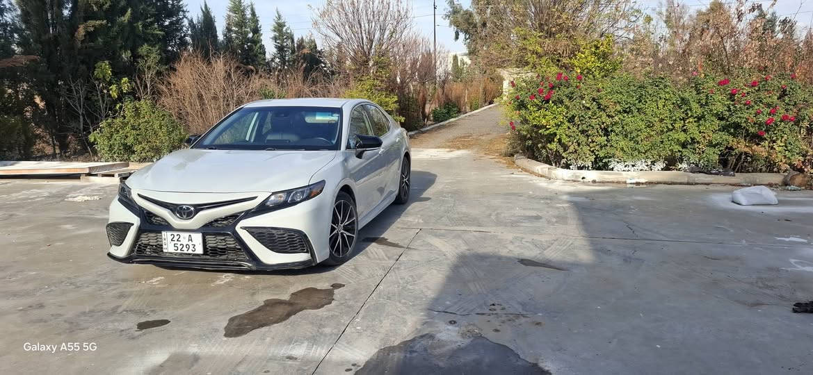 تويوتا كامرى ٢٠٢٢ 
مواسفات Se 
رەنگی سمۆکی  
پشت و پێش کەپس    ئێرباگەکانی  بیلادیە  تەنیا شانەکی تەقیە  چاملغى دواوه له گەڵ  دەرگای دواوە سبوغه 
کوشین نیو جلد
رادار 
بەردی گزۆز بەشەرت
گیر لە سوکان
سێ نیزامی لێخورین
تبرید لمس
سەنەوی نوێیە
نرخی ٢١٥ وەرەقە
بۆ پەیوەندی ***********
***********
سەیارەکە هەمو شتەکی بەشەرتە أربيل, العراق
