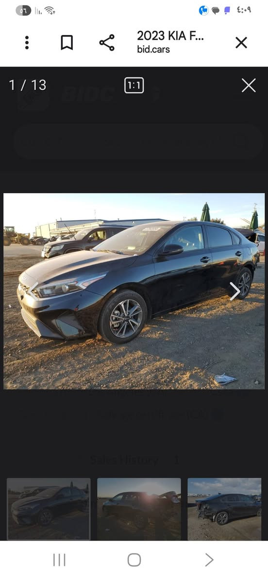 السلام عليكم ورحمة الله وبركاته
🔹 للبيع: كيا فورتي LX موديل 2023

سيارة نظيفة جدًا وبحالة ممتازة، .

المواصفات:

- محرك 2000 سي سي. دوش

- استيراد شخصي.

- على يد مالك واحد.

- مكفولة، والمكينة مكفولة.

- بدون فتح إيرباكات.

- رادار أمامي ورادار جانبي.

- نظام توقف ذاتي.

- قيادة ذاتية.

- 3 أنظمة قيادة.

- تبريد ثلج.

- أرضية مدوشمة.

- داخلية جلد، والصندوق مكسو جلد.

- رقم بغداد.

- شرط التحويل.

الحالة:

السيارة لا تحتوي على أي صبغ أو تبديل، فقط  باردة في الصندوق، وصور الحادث مع تقرير السونار مرفقة .

السعر: 165 ورقة،    بيها مجال قليل.

📍 العنوان: بغداد – المنصور.

📞 للاستفسار: اتصال أو واتساب

***********
