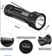 راديو شحن • طاقة شمسية • بوربنك