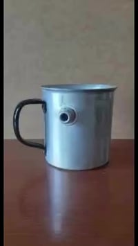 قدر ألومنيوم قديم • ألمانيا الشرقية • مانع فوران