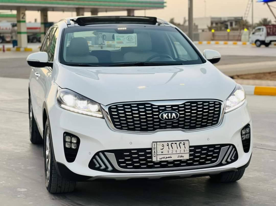 للبيع
سيارة نوع كيا سورنتو خليجي  موديل ٢٠١٩ شكل ال٢٠ ابيض اللون رقم بغداد ماشية 84 و قابلة للزيادة  تحويل مباشر الكير والمحرك مكفولات  والسيارة جاهزة من كلشي  فقط جاملغ امامي  مبدل  و بيها رشة صبغ  بالتكمة اثر طابوكة واكعة عليها  و رصعة صغيرة بالباب الي خلف الصدر  وضحة بالصور  السيارة بيها سونار و من تجي هم تفحصها بالسونار  
مكانها الديوانية

 والشراي يتصل على الرقم   
***********

المواصفات...

١- محرك ٦ سلندر حجم ٣٥٠٠

٢- سبعة راكب

٣- شاشة انديفيكيشن

٤- كامرة بلادية دوارة مع البك

٥- جنطة ذكية

٦- لد وحساس امامي خلفي

٧- بصمة تشغيل وبصمة ابواب

٨- شاشة كبيرة  

٩- الكشنات الامامية اثنينهن كهرباء 

١٠- ويل كروم ستيل ١٩ 

١١- زنون بلادي

١٢- بردات بلادية

١٣- ثلاث قطع تبريد

١٤- شاحن وايرلس 

١٥- بيها GPS

١٦- كشنات جلد

١٧- الهاند  بريك بصمه 

   تحويل ثاني يوم.
