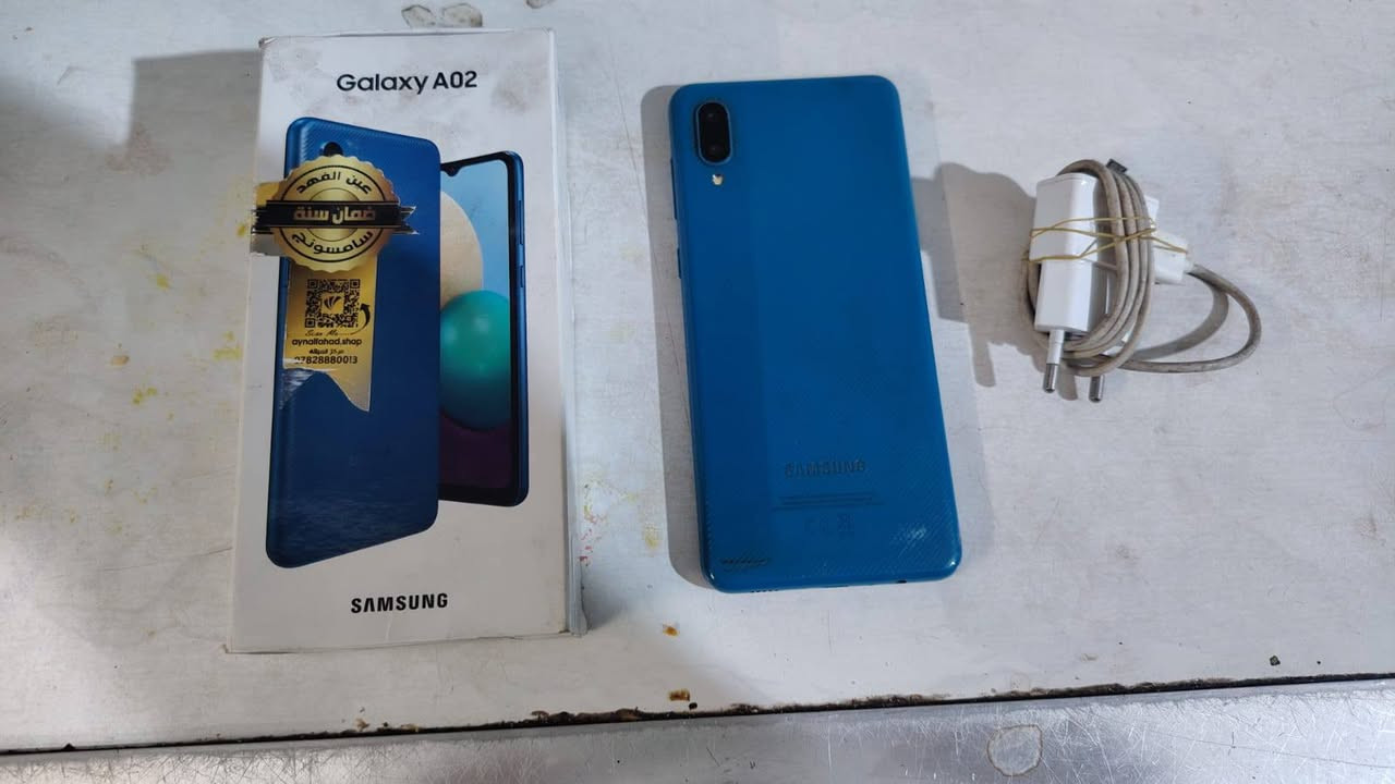 للبيع A02 كلكسي  كلشش نضيف السعر 65  المكان حي الجهاد  واتساب ***********

