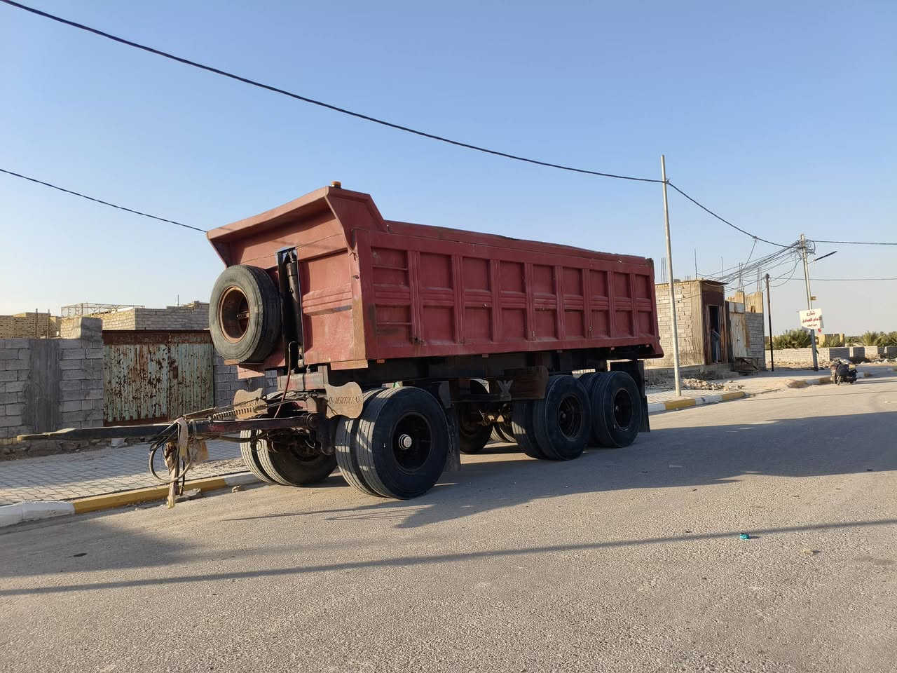 البيع مقطوره علم دناكير 16تخم تاير ***********
