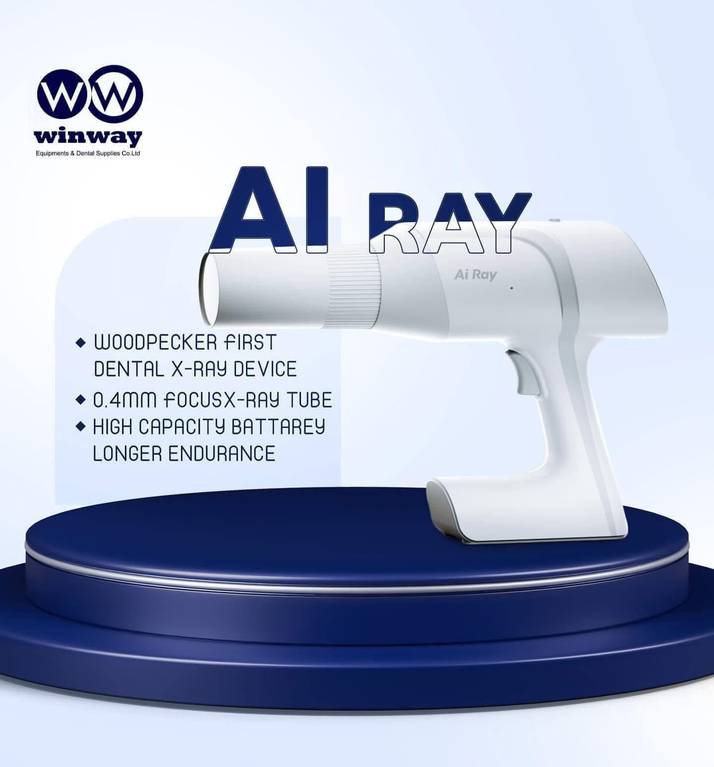 اما تطلع الصورة من أول مرة… او تعيدها، ويزيد الإشعاع، ويضيع وقتك.
Woodpecker 
 متحچي نظري
عده جهازين أشعه تحل مشكلة حقيقية بالعيادة.

⸻

🔹 Ai Ray Pro
يضبط المسافة تلقائي
يصحّح الزاوية
ويخليك تاخذ اللقطة الصح من أول ضغطة.

دقة أعلى
إعادة أقل
راحة أكبر للطبيب  والمريض.

⸻

🔹 Ai Ray (First)

إذا تحب القوة والتحكم بيدك
هذا جهازك.

قوة عالية
اكسبوچر سريع
وشغل يعتمد على خبرتك وإيدك.

⸻

هنا ما نحچي دعاية
نحچي شغل عيادة يومي
وكل جهاز إله طبيبه… واستخدامه الصحيح.

⸻

📩 تحب تعرف كل التفاصيل والفرق الحقيقي؟
راسلنه واحنه نوضّحلك نقطة بنقطة وبكل وضوح.

⸻

📞 ***********
(واتساب – فايبر – تلگرام)
📩 Insta: hussen_alshaibani
🚚 توصيل لبغداد وجميع المحافظات
💳 يتوفر البيع بالأقساط
