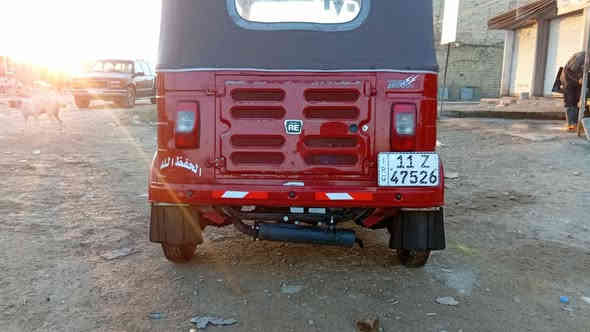 تك تك موديل 18/سنويه/🎈
كفاله عامه من ضربه او من الصبغ فقط دوس مصبوغه (المحرك مكفول)تكتك ناعمه
تخم تاير او ويل تخم دبلات او لويات جادر جديد برده شفافه زنون امامي اشاير لونين ابيض وصفر بكلايتات جديد كهربايات كله شغاله مابيها كبل لشارع
(بغداد شارع حيفا) *********** الفارس
