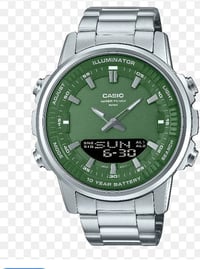 كاسيو دبل تايم • غير مستعمل • زجاج زفير