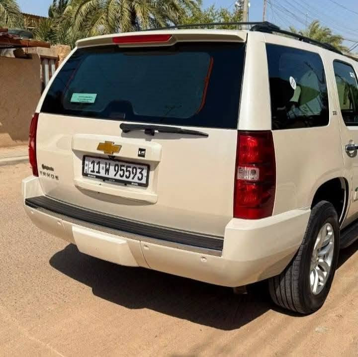 شفرليت تاهو 2013 خليجي LTZ
مكفولة كفاله عامه 
رقم بغداد بسمي 
نص الحداده بلاد
ويل حجم 18 موديل 22 
طخم تاير جديد تايلندي 
السبير بلاد 

ضافه تلبيسه قماش بلاد 
شاشه تاب اصليه

رقم صاحب السيارة 
***********
***********
